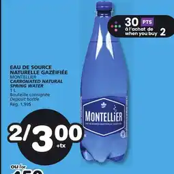 Marches Tradition MONTELLIER CARBONATED NATURAL SPRING WATER offer