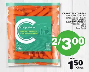 Marches Tradition COMPLIMENTS BABY-CUT CARROTS offer