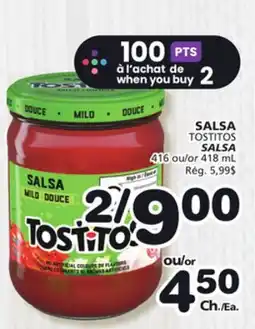 Marches Tradition TOSTITOS SALSA offer