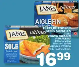 Marches Tradition JANES FROZEN BREADED FISH FILLETS offer