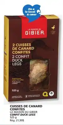 IGA LA MAISON DU GIBIER CONFIT DUCK LEGS offer