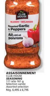 IGA CLUB HOUSE SEASONING offer