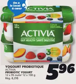 IGA ACTIVIA PROBIOTIC YOGURT offer