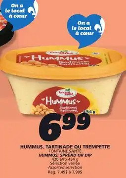 IGA FONTAINE SANTÉ HUMMUS offer