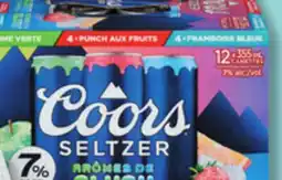 IGA COORS SELTZER ALCOHOLIC MALT BEVERAGE offer