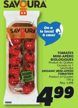 IGA SAVOURA ORGANIC MINI-APERO TOMATOES offer