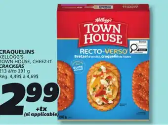 IGA KELLOGG'S TOWN HOUSE CRACKERS offer