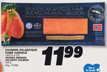 IGA VASCO & CO. FROZEN SMOKED ATLANTIC SALMON offer