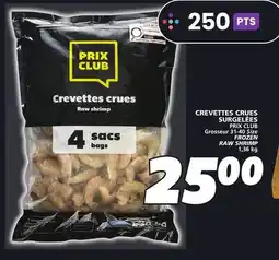 IGA PRIX CLUB FROZEN RAW SHRIMP offer