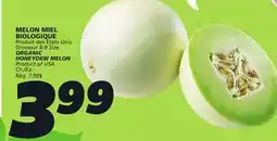 IGA ORGANIC HONEYDEW MELON offer