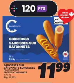 IGA COMPLIMENTS FROZEN CORN DOGS offer