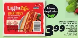 IGA LIGHTLIFE PLANT-BASED HOT DOGS OR BACON offer