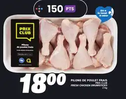 IGA PRIX CLUB FRESH CHICKEN DRUMSTICKS offer