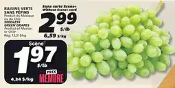 IGA SEEDLESS GREEN GRAPES offer