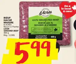 IGA 8 ACRES LEAN GROUND BEEF offer