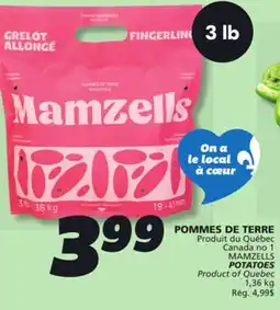 IGA MAMZELLS POTATOES offer