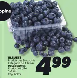 IGA BLUEBERRIES offer