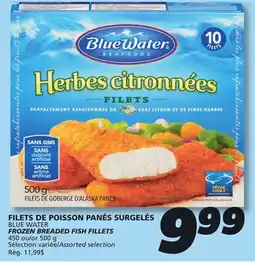 IGA BLUE WATER FROZEN BREADED FISH FILLETS offer