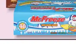 IGA MR. FREEZE FROZEN TREATS offer