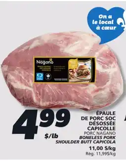 IGA PORC NAGANO BONELESS PORK SHOULDER BUTT CAPICOLA offer