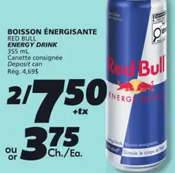 IGA RED BULL ENERGY DRINK offer