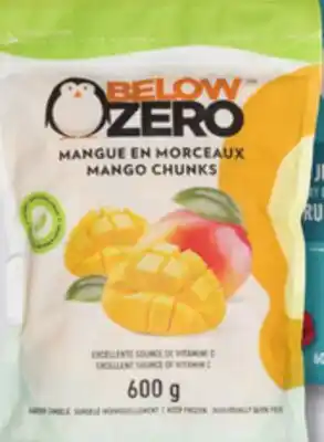 IGA BELOW ZERO FROZEN FRUITS offer