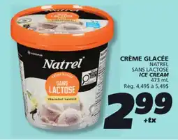 IGA NATREL SANS LACTOSE ICE CREAM offer
