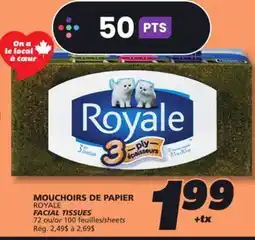 IGA ROYALE FACIAL TISSUES offer