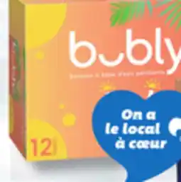 IGA BUBLY FLAVOURED SPARKLING WATER DRINK offer