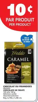 IGA FREDDO CHOCOLATE OR TREATS offer