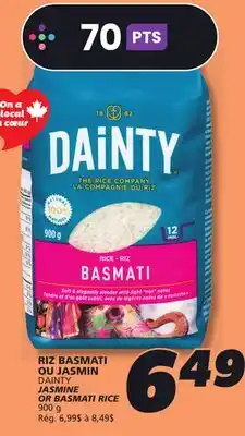 IGA DAINTY JASMINE OR BASMATI RICE offer