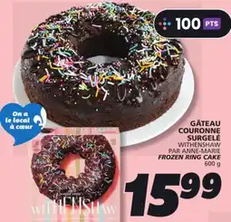 IGA WITHENSHAW PAR ANNE-MARIE FROZEN RING CAKE offer