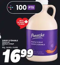 IGA PANACHE MAPLE SYRUP offer