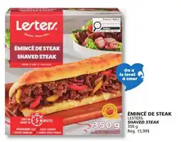 IGA LESTERS SHAVED STEAK offer