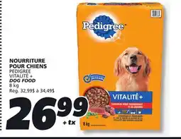 IGA PEDIGREE VITALITÉ + DOG FOOD offer