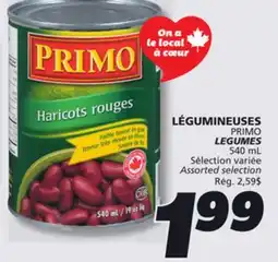 IGA PRIMO LEGUMES offer
