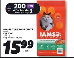 IGA IAMS CAT FOOD offer