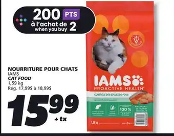 IGA IAMS CAT FOOD offer