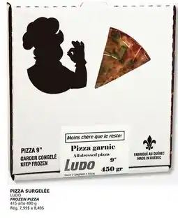 IGA LUDO FROZEN PIZZA offer