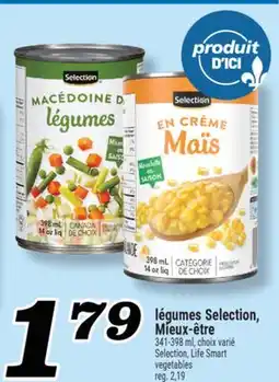 Marché Richelieu Légumes Selection, Mieux‑être | Selection, Life Smart vegetables offer