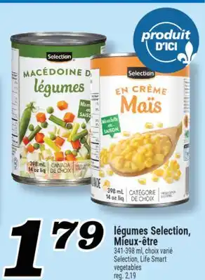 Marché Richelieu Légumes Selection, Mieux‑être | Selection, Life Smart vegetables offer