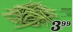 Marché Richelieu haricots verts | green beans offer