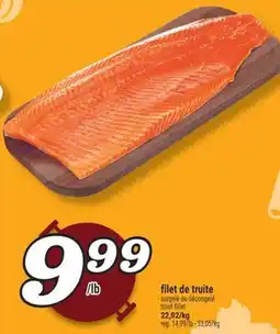 Marché Richelieu filet de truite | trout fillet offer
