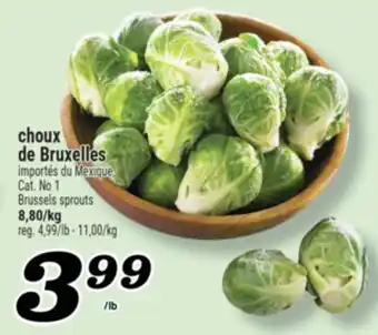 Marché Richelieu choux de Bruxelles | Brussels sprouts offer