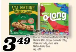 Marché Richelieu barres Val Nature | Nature Valley bars offer