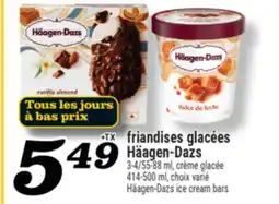 Marché Richelieu Häagen-Dazs friandises glacées | Häagen-Dazs ice cream bars offer