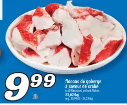 Marché Richelieu flocons de goberge à saveur de crabe | crab flavoured pollock flakes offer