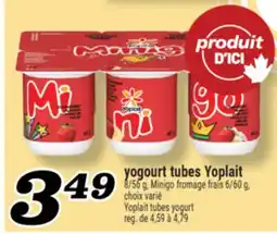 Marché Richelieu Yogourt tubes Yoplait | Yoplait tubes yogurt offer
