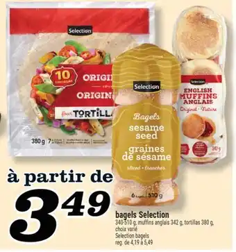 Marché Richelieu bagels Selection | Selection bagels offer