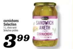 Marché Richelieu cornichons Selection offer